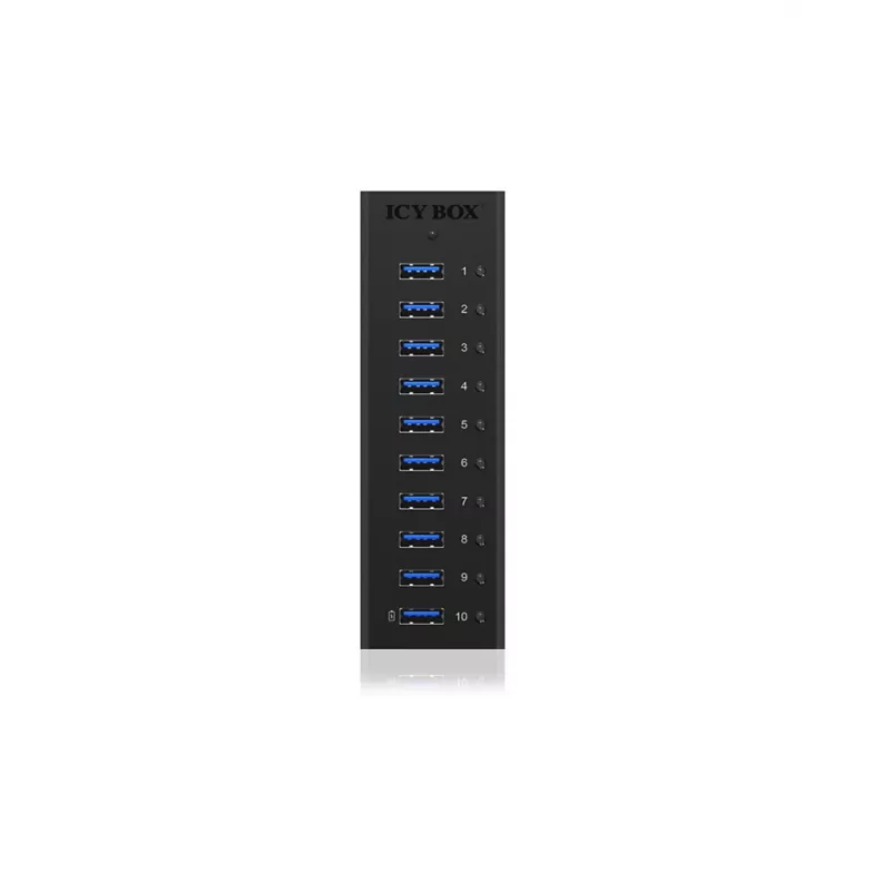 ICY BOX IB-AC6110 USB 3.2 Gen 1 (3.1 Gen 1) Type-B 5000 Mbit/s Juodas