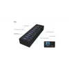 ICY BOX IB-AC6110 USB 3.2 Gen 1 (3.1 Gen 1) Type-B 5000 Mbit/s Juodas
