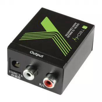 Techly IDATA SPDIF-3 SPDIF skaitmeninio į analoginį garso keitiklis
