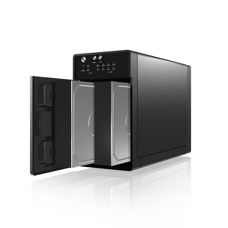 ICY BOX IB-RD3620SU3 diskų masyvas 0 TB stalinis juodas