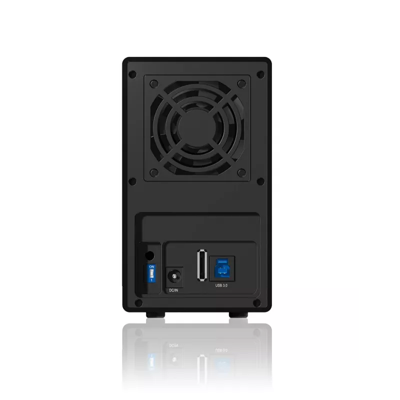 ICY BOX IB-RD3620SU3 diskų masyvas 0 TB stalinis juodas