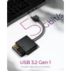 ICY BOX IB-CR301-U3 kortelių skaitytuvas USB 3.2 Gen 1 (3.1 Gen 1) Juodas
