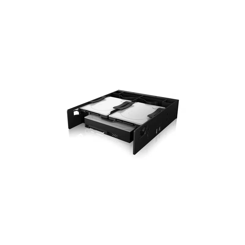 ICY BOX IB-5251 Mobilus lentynėlis 2x2.5 inch + 1x3.5 inch SATA HDD/SSD į 5.25 inch lizdą