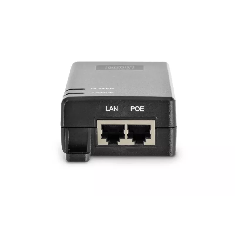 DIGITUS PoE+ Injektorius, 802.3at 10/100/1000 Mbps Išėjimas max. 48V, 30W