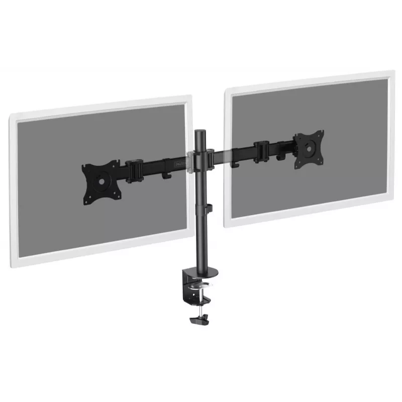 DIGITUS DA-90349 Dvigubas monitorių stovas su spaustuku iki 70 cm (27 col.)