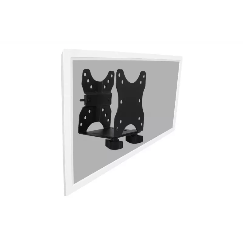 DIGITUS Daugiafunkcis mini stalinio kompiuterio laikiklis stalui, spaustuvui arba tarp monitoriaus laikiklio VESA 75x75, 100x100