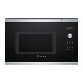 Kombinuota mikrobangų krosnelė Bosch Serie 6 BEL554MS0 įmontuojama, 900 W, 25 L, kvarcinė kaitlentė, konvekcija, nerūdijantis plienas