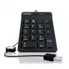 KeySonic ACK-118BK skaičių klaviatūra, USB, juoda