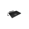 Klaviatūra KeySonic ACK-540U+ (US) su integruota Smart-Touchpad, laidinė, USB, QWERTY, juoda