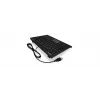 Klaviatūra KeySonic ACK-540U+ (US) su integruota Smart-Touchpad, laidinė, USB, QWERTY, juoda