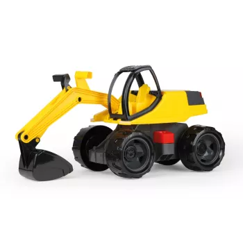 Lena GIGA TRUCKS Excavator Pro ekskavatorius, juodas/geltonas, nuo 3 metų