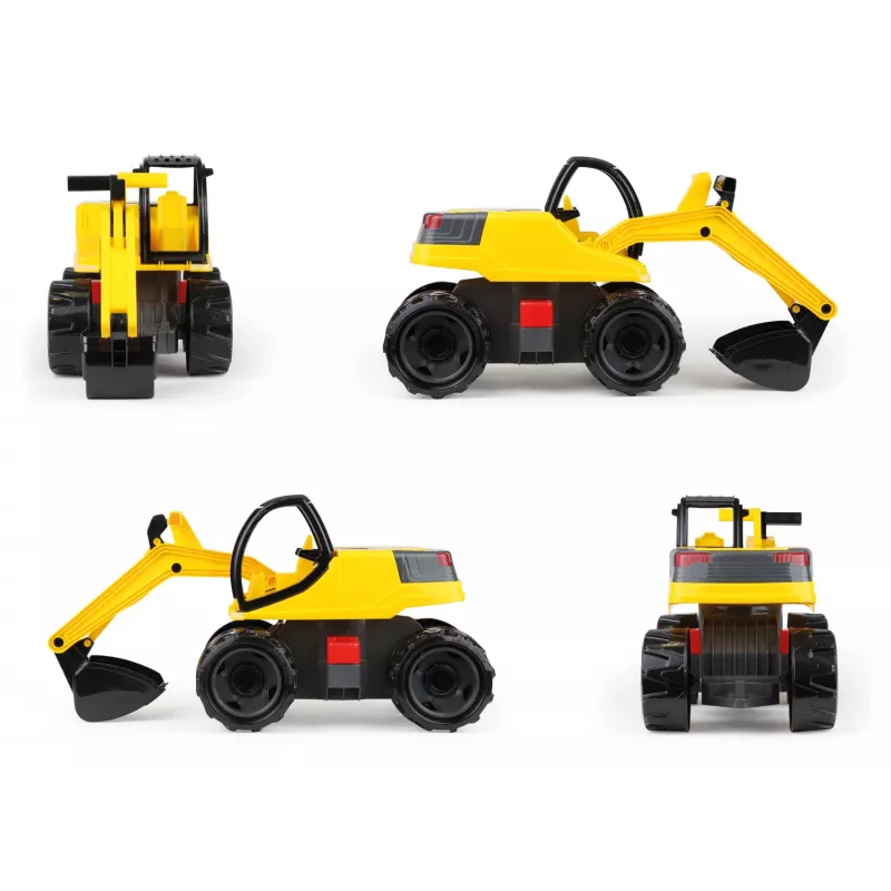 Lena GIGA TRUCKS Excavator Pro ekskavatorius, juodas/geltonas, nuo 3 metų