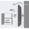 Techly ICA-LCD 201WH sieninis laikiklis LED/LCD televizoriams 13-30 colių, pilnas judesys, baltas