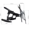 Techly 40-80 Ultra Slim Full Motion LCD TV sieninis laikiklis juodas ICA-PLB 172L