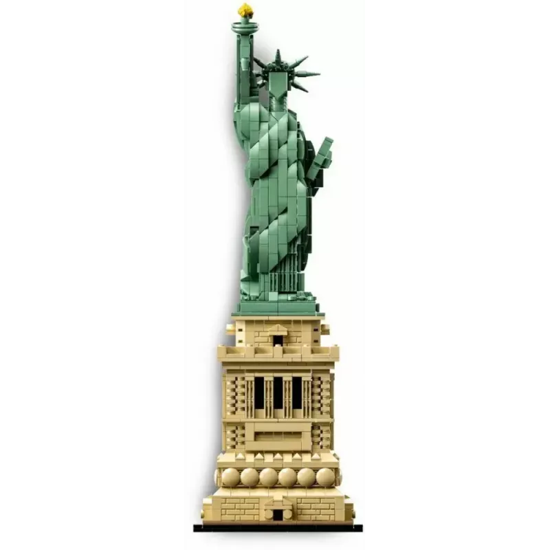 LEGO Architecture Laisvės statula 21042 statybinis rinkinys — 1685 detalės, detalus Laisvės statulos modelis