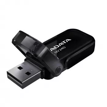 USB atmintukas ADATA UV240 32 GB USB 2.0 Type-A, juodas, užlenkiamas dangtelis