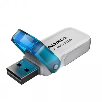USB atmintukas ADATA UV240 32 GB USB Type-A 2.0, baltas, su užverčiamu dangteliu