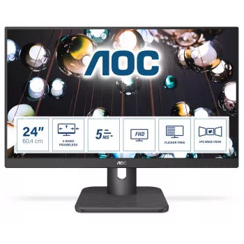 AOC E1 24E1Q 23,8 colių IPS monitorius Full HD (1920x1080) LED juodas