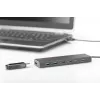 DIGITUS USB 3.0 HUB 7 prievadų su maitinimo bloku 5V/3,5A, aliumininis korpusas DA-70241-1