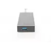 DIGITUS USB 3.0 HUB 7 prievadų su maitinimo bloku 5V/3,5A, aliumininis korpusas DA-70241-1