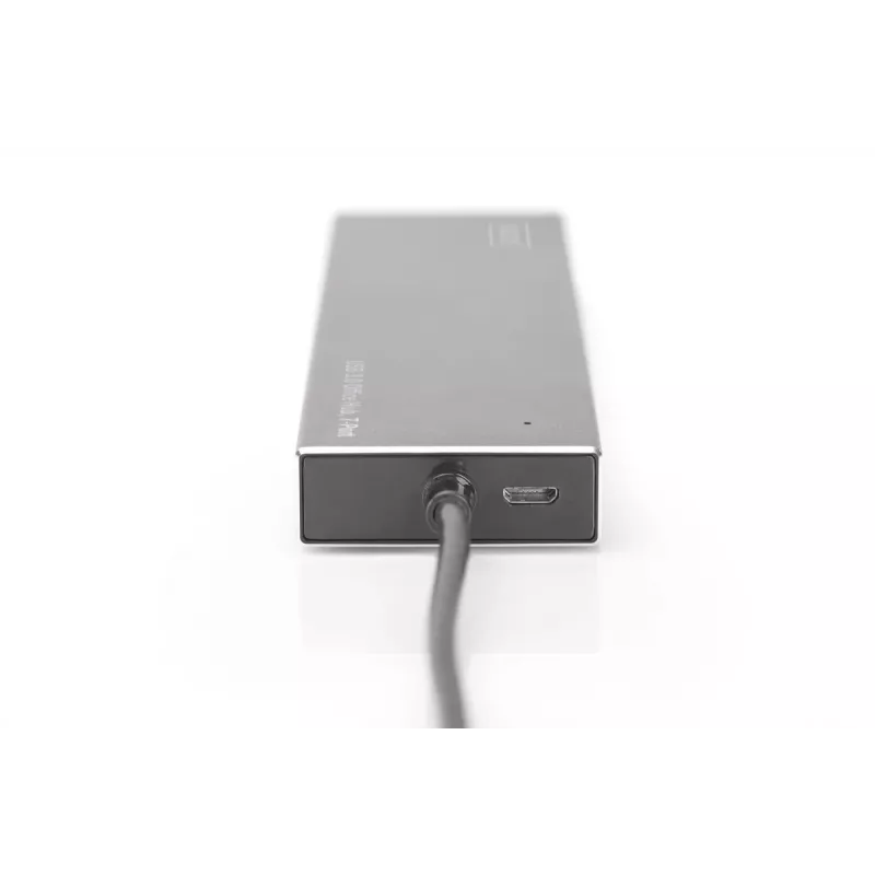 DIGITUS USB 3.0 HUB 7 prievadų su maitinimo bloku 5V/3,5A, aliumininis korpusas DA-70241-1