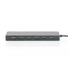DIGITUS USB 3.0 HUB 7 prievadų su maitinimo bloku 5V/3,5A, aliumininis korpusas DA-70241-1