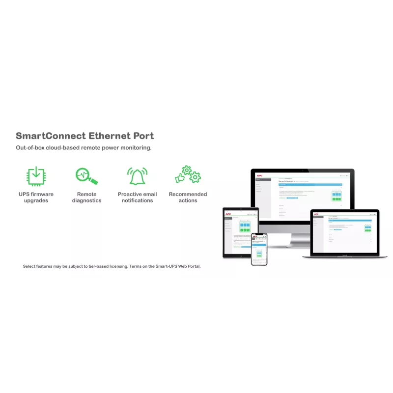 APC Smart-UPS SMT1500IC - 8x C13, USB, SmartConnect, 1500VA, linijinis-interaktyvus, 1.5 kVA, 1000 W, sinusas, 151 V, 302 V
