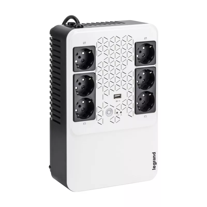 Legrand Keor ASI MULTIPLUG 800 FR nepertraukiamo maitinimo šaltinis (UPS) Line-Interactive 0.8 kVA 480 W 6 AC lizdai