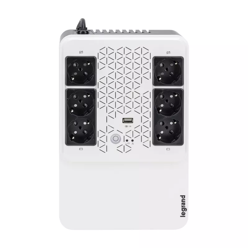 Legrand Keor ASI MULTIPLUG 800 FR nepertraukiamo maitinimo šaltinis (UPS) Line-Interactive 0.8 kVA 480 W 6 AC lizdai