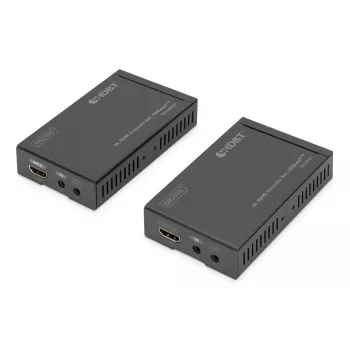 DIGITUS 4K HDMI prailgintuvų rinkinys, HDBaseT 70 m per tinklo kabelį (Cat 5E, 6, 7) UHD 4K2K/30 Hz