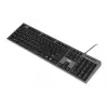 Laidinė klaviatūros ir pelės rinkinys IBOX IKMS606 – pilno dydžio QWERTY UK anglų klaviatūra, USB, juoda, pelė 800 DPI