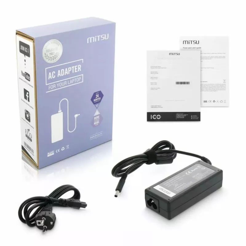 MITSO maitinimo blokas 5ZM018 19,5V 3,34A su 4,5×3,0 mm kištuku Dell