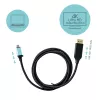 i-tec USB-C į DisplayPort adapterio kabelis 4K / 60 Hz 150 cm