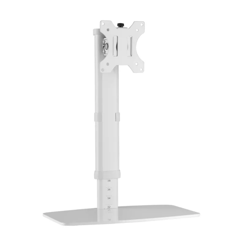 Techly ICA-LCD 260 monitorio stovas / laikiklis 68,6 cm (27 col.) stalas Baltas
