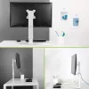 Techly ICA-LCD 260 monitorio stovas / laikiklis 68,6 cm (27 col.) stalas Baltas