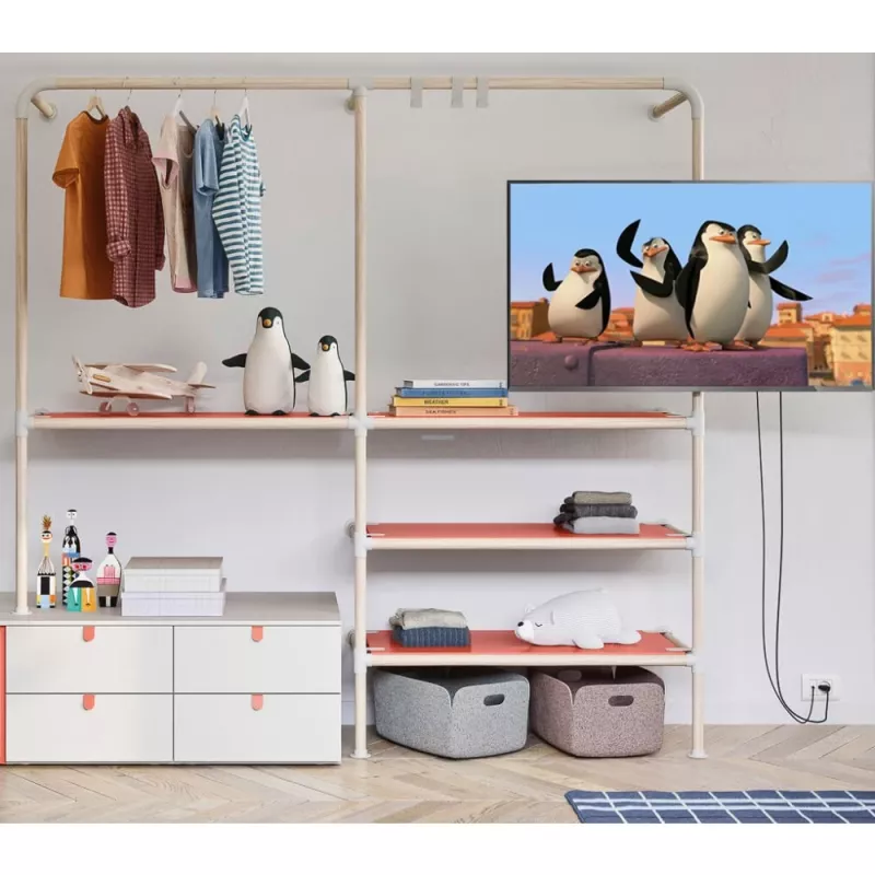 Techly ICALCD100BK stalinis monitoriaus laikiklis, juodas