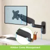 Techly ICA-LCD G112 sieninis laikiklis monitoriui su dujine spyruokle 81,3 cm (32 coliai) juodas