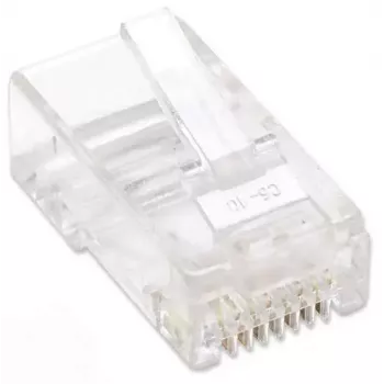 Intellinet RJ45 kištukas Cat5e UTP, 3 kontaktai, kietajai vielai, 15 µ auksuoti kontaktai, 100 vnt.