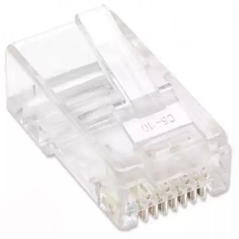 Intellinet RJ45 kištukas Cat5e UTP, 3 kontaktai, kietajai vielai, 15 µ auksuoti kontaktai, 100 vnt.