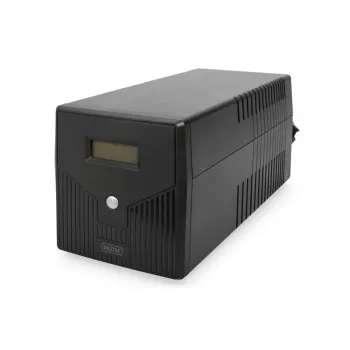 DIGITUS Line-Interactive UPS 1000 VA / 600 W 12 V 7 Ah x2 4x CEE7/7 AVR USB
