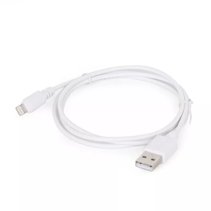 Gembird USB į 8 kontaktų įkrovimo ir duomenų kabelis, 1 m - Baltas