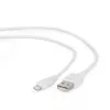 Gembird USB į 8 kontaktų įkrovimo ir duomenų kabelis, 1 m - Baltas