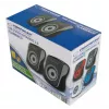 Garsiakalbiai 2.0 USB Flamenco juodi/pilki EP140KE, 6W
