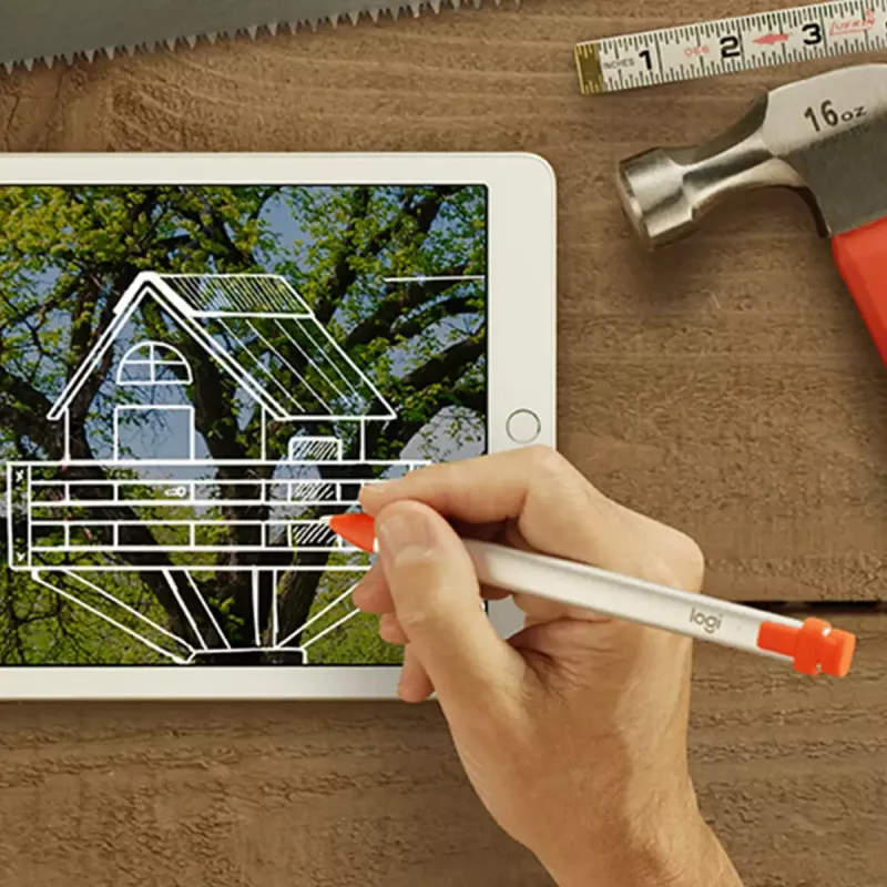 LOGITECH Crayon Skaitmeninis Pieštukas iPad Oranžinis