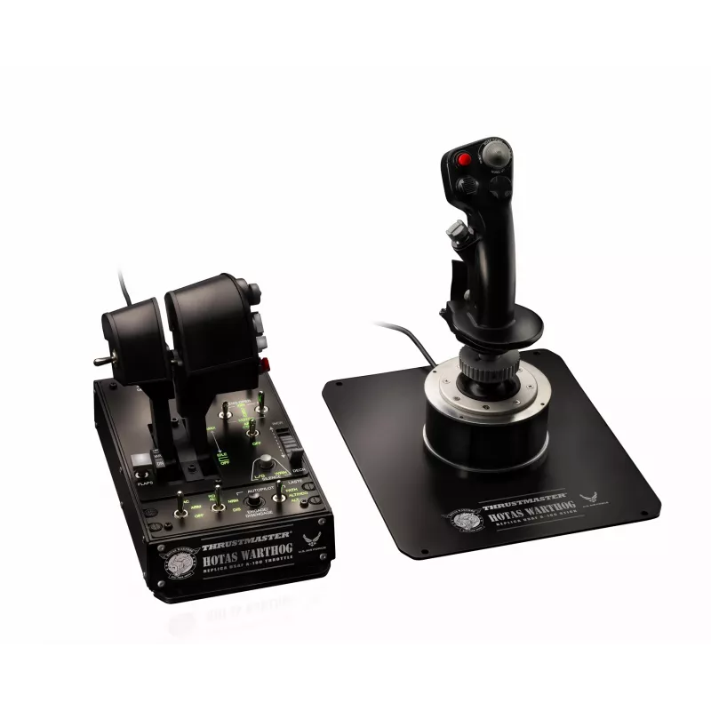 Thrustmaster Hotas Warthog Black Joystick PC – replika A-10C vairasvirtė ir droselis