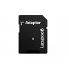 MicroSDHC atminties kortelė GOODRAM 16 GB Class 10 UHS-I (U1), skaitymas 100 MB/s, rašymas 10 MB/s, atspari magnetiniams laukams, su SD adapteriu