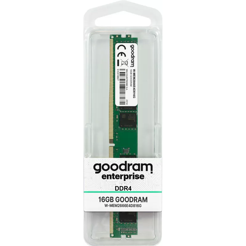 32 GB (2 x 16 GB) DDR4 2666 MHz ECC atminties rinkinys GOODRAM UDIMM