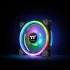 Ventiliatorius Thermaltake Riing Trio 12 LED RGB radiatoriaus ventiliatorius TT Premium Edition