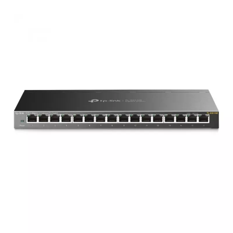 Nevaldomas komutatorius TP-Link TL-SG116E 16 prievadų Gigabit