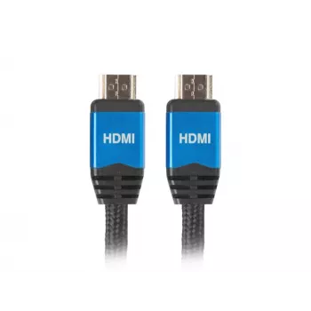 HDMI kabelis LANBERG CA-HDMI-20CU-0018-BL 1,8 m, HDMI 2.0, 18 Gbit/s, 2160p, ARC, Ethernet